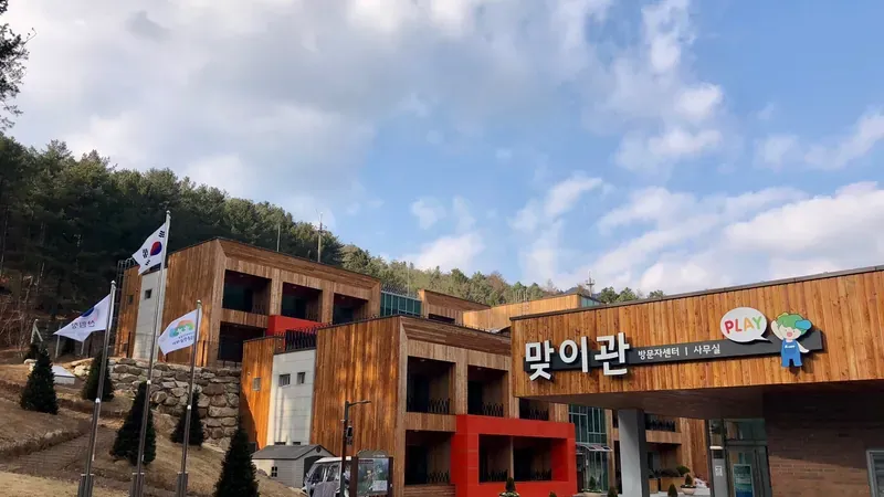 아이들의 모험심을 키워주는 친환경 숲속 밧줄놀이터