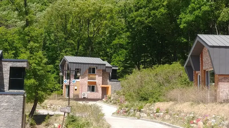 영인산자연휴양림 숲속의 집 단층 온돌 독채 숙소