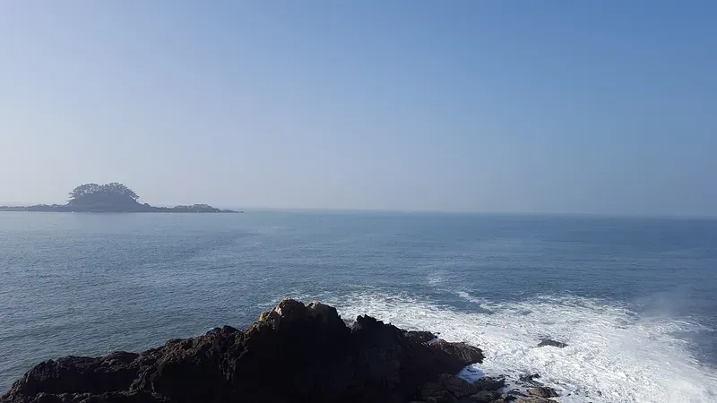 변산반도 국립공원 해안 절경과 서해 붉은 낙조 파노라마