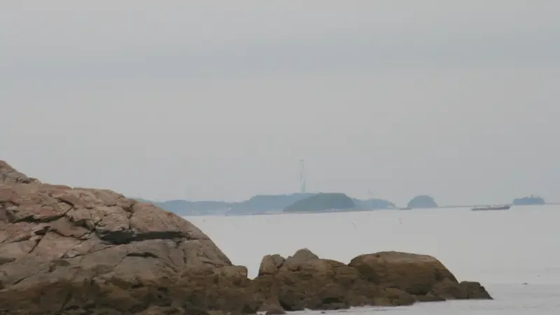 탁 트인 서해 바다와 백사장이 어우러진 해안 풍경