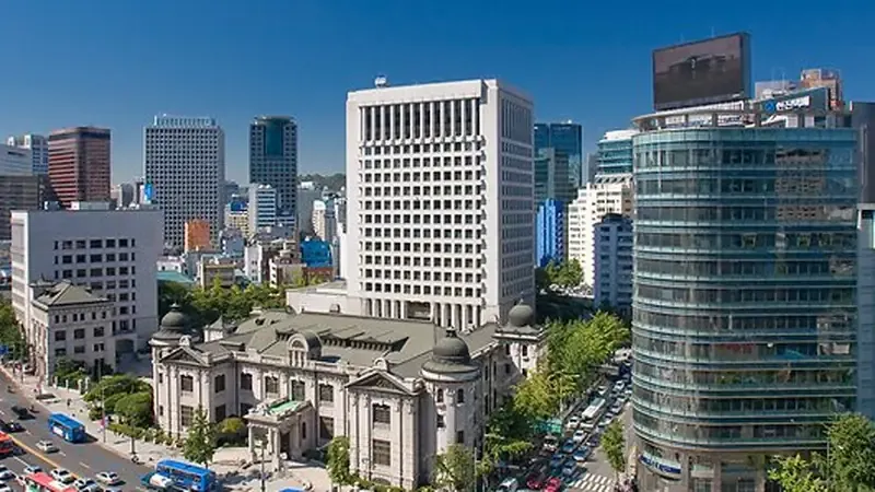 한국은행 본관 복합 단지 조망 전경