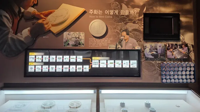 제1전시실 주화역사관 상평통보 및 고대 화폐 전시