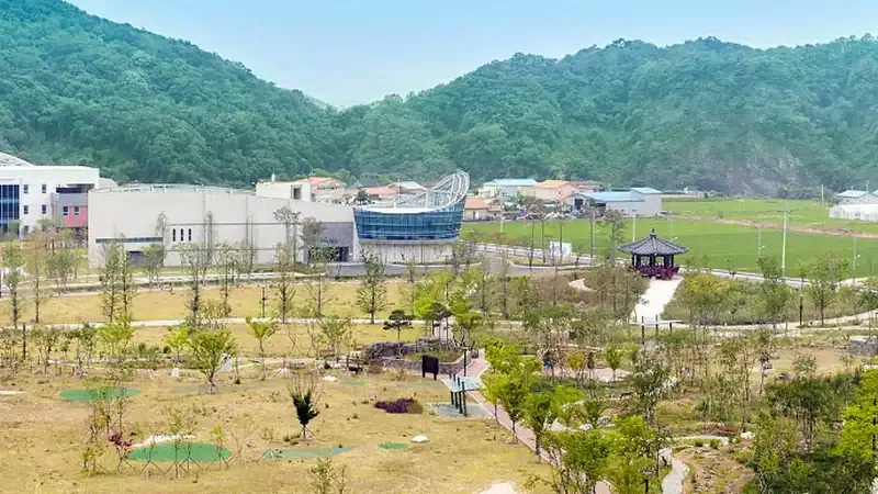 단독 테라스 구비 가족형 카라반 숙소