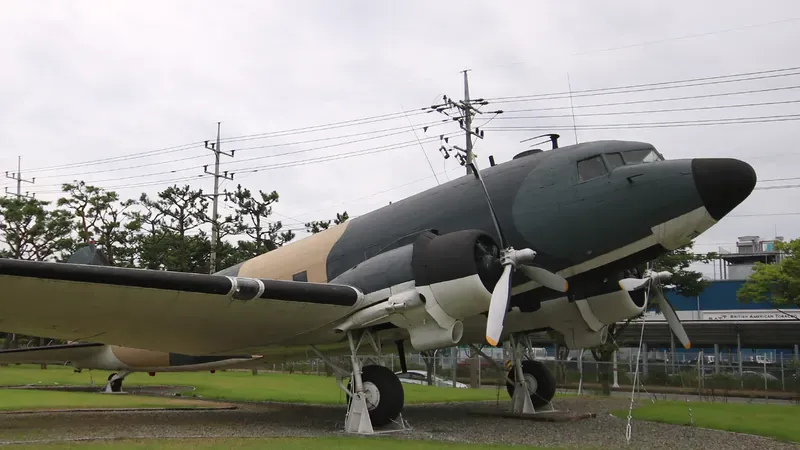 실제 대한민국 대통령 전용기로 사용된 C-54E 스카이마스터 실물