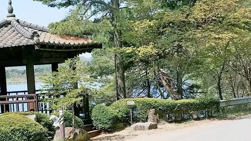 속리산 말티재 고갯길 능선 국립속리산말티재자연휴양림 전경