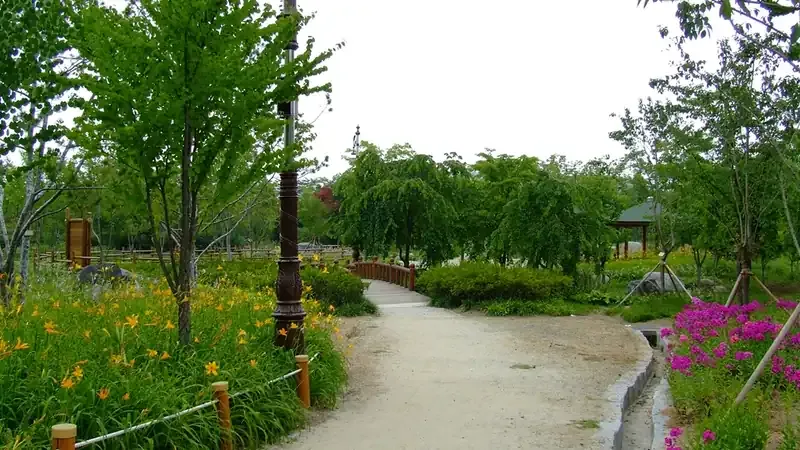 한밭수목원 서원 및 야외 생태숲 파노라마 전경