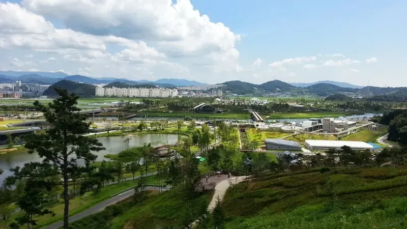 순천만국가정원 순천호수정원 봉화언덕 및 생태 전경