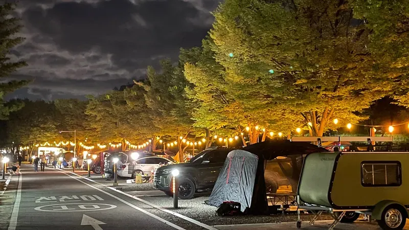 연천 한탄강관광지 오토캠핑장