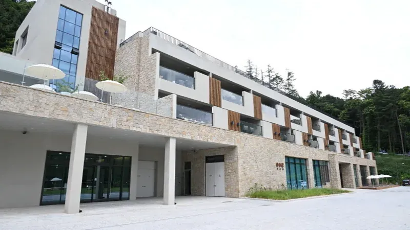 동두천 왕방산 자락 현대식 시설을 갖춘 자연휴양림 전경