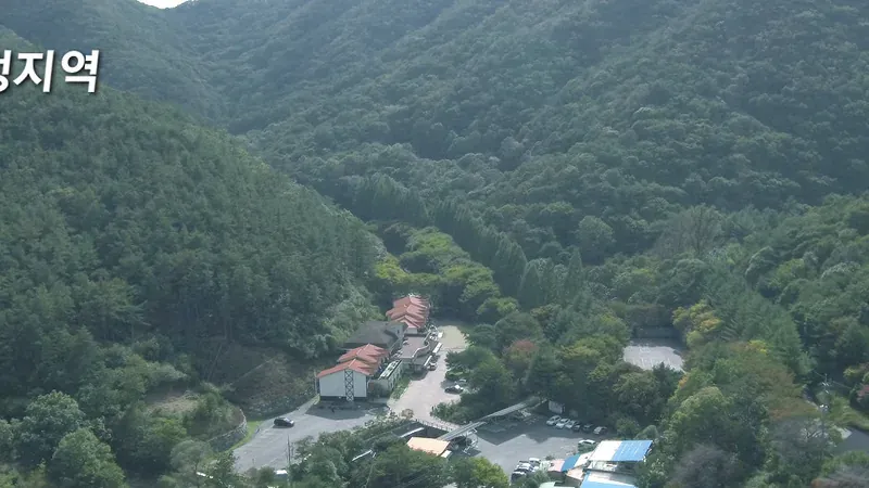 칠갑산 맑은 공기와 어우러진 수변 숲산책로