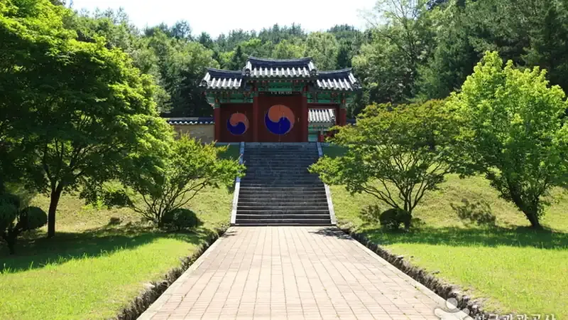 사계절 맑은 민주지산 계곡 물놀이장과 숲속 쉼터