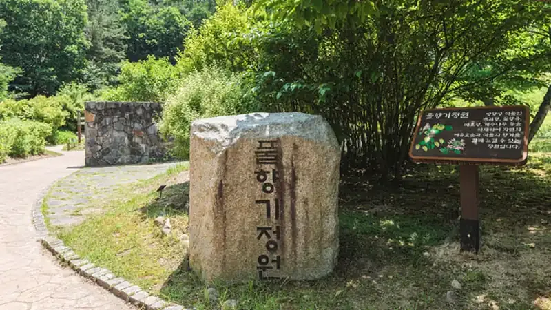 풀향기정원 및 숲속 피크닉 잔디 쉼터