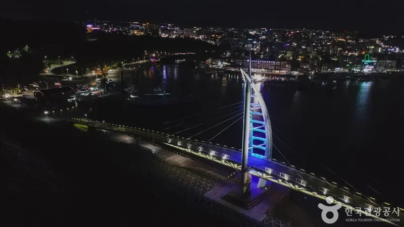 붉은오름 정상 전망대에서 바라본 한라산 능선 뷰
