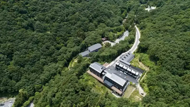 장성숲체원 방문자센터 진입로 및 주차장
