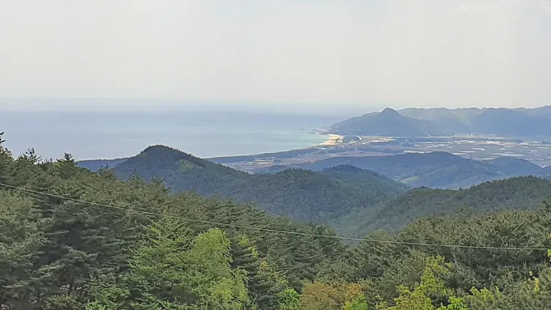 칠보산휴양림 진입로 및 산림문화휴양관 전면 전용 주차장