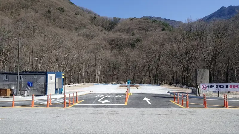 오토캠핑 사이트 바로 옆 1:1 직결 전용 주차공간