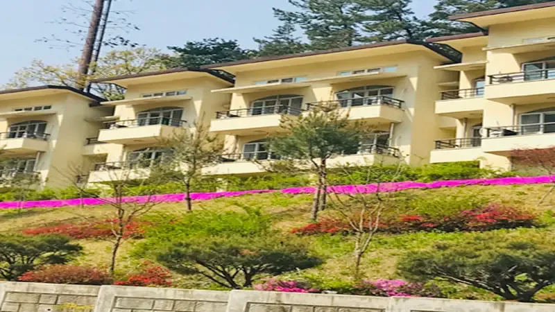 휴양관 및 숲속의집 인근 평탄한 전용 주차장