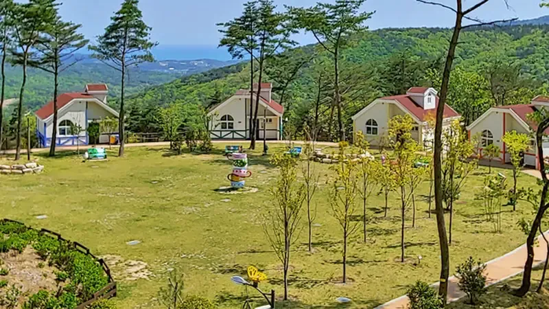 방문자안내센터 앞 안전한 주차 공간 및 완만한 진입로